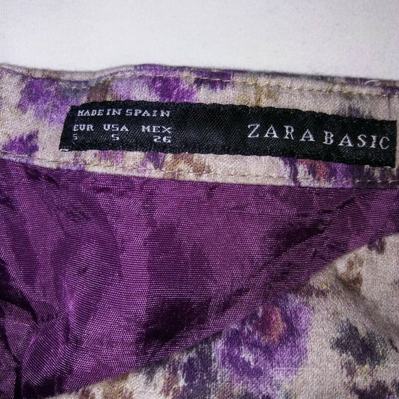 Zara Basic Size 5 Floral Print Sheath Dress - Picture 2 of 12